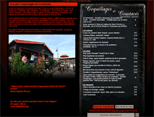 Tablet Screenshot of coquillagesetcrustaces.com